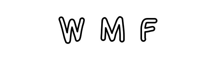 Blanket Bold Outline  Free Fonts Download