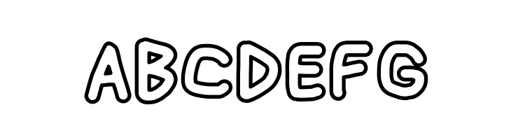 Blanket Black Outline  Free Fonts Download