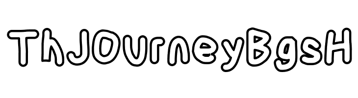 Blanket Black Outline  Free Fonts Download