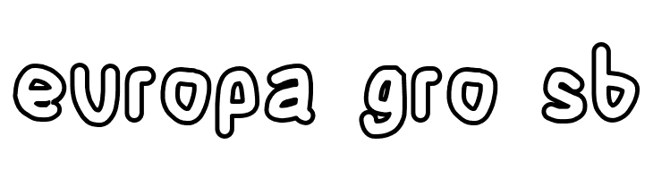 Blanket Black Outline  Free Fonts Download