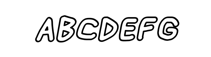 Blanket Black Outline Oblique  Free Fonts Download