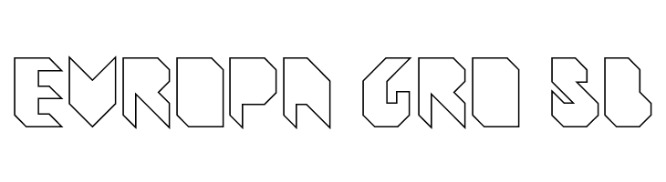 Vitreous Outline  Free Fonts Download