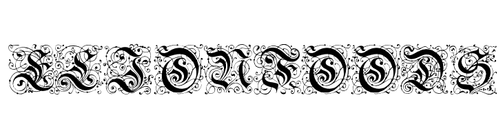 Feinsliebchen Barock Regular  Free Fonts Download