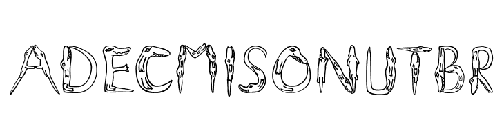 Alligators  Free Fonts Download