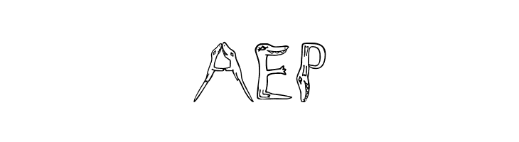 Alligators  Free Fonts Download