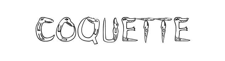 Alligators  Free Fonts Download