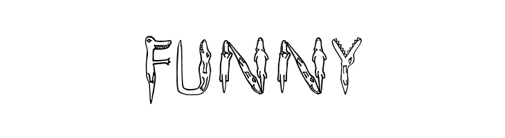 Alligators  Free Fonts Download