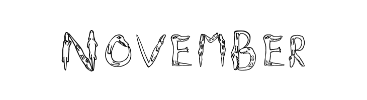 Alligators  Free Fonts Download