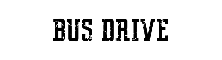 BUS%2BDRIVE VINTAGE COLLEGE DEPT_DEMO_worn Font