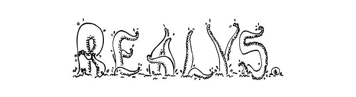 Tentacles  Free Fonts Download