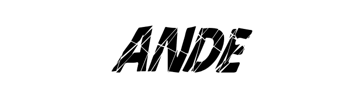 CrackedNarrowItalic  Free Fonts Download