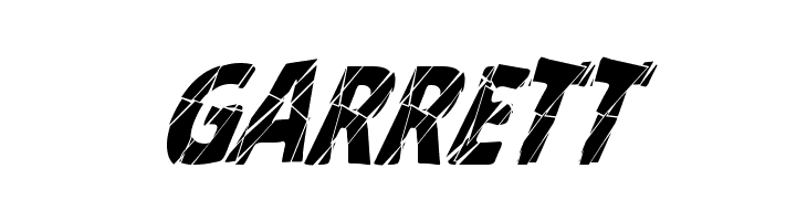 CrackedNarrowItalic  Free Fonts Download