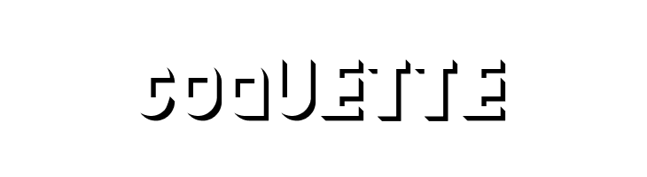 Modular Shadow  Free Fonts Download