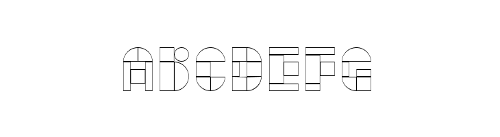 Modular Outlines  Free Fonts Download