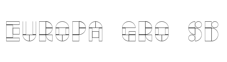 Modular Outlines  Free Fonts Download