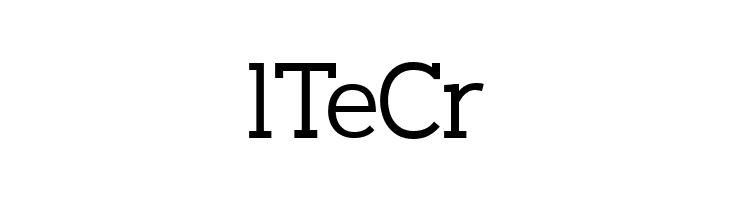 1TeCr Slaberlin Font
