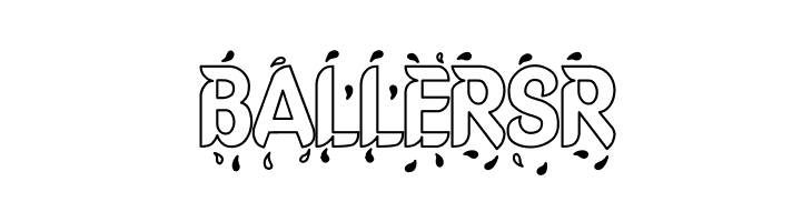 Liquid Hollow  Free Fonts Download