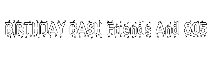 Liquid Hollow  Free Fonts Download