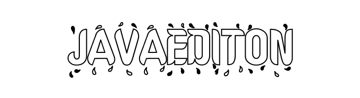 Liquid Hollow  Free Fonts Download