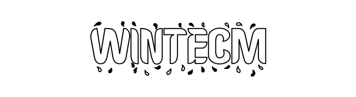 Liquid Hollow  Free Fonts Download