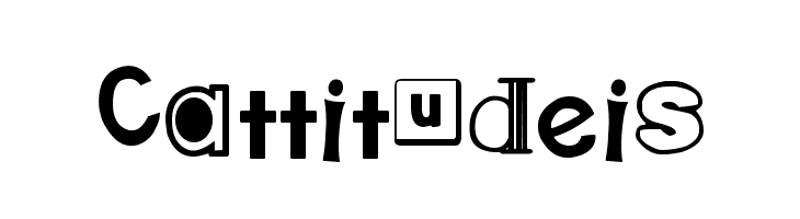 DJB Ransom Note Messy  Free Fonts Download