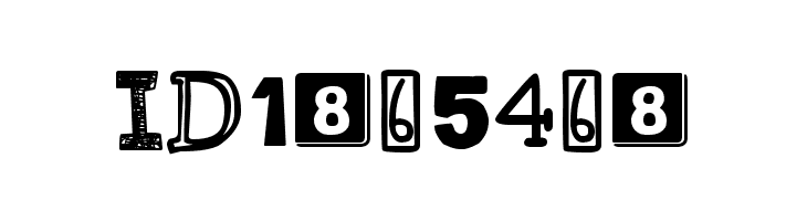 DJB Ransom Note Messy  Free Fonts Download