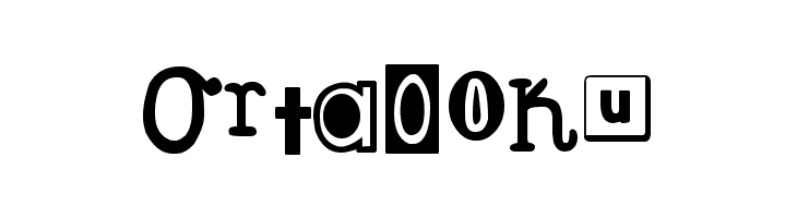 DJB Ransom Note Messy  Free Fonts Download