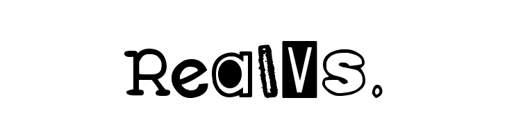 DJB Ransom Note Messy  Free Fonts Download