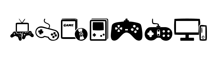 video games  Free Fonts Download