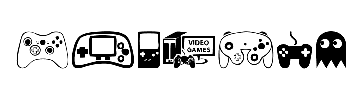 video games  Free Fonts Download