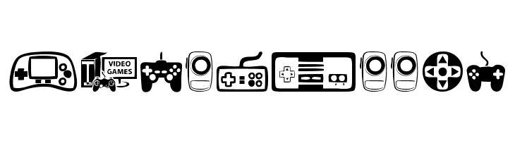 video games  Free Fonts Download