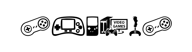 video games  Free Fonts Download