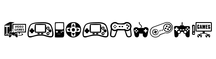 video games  Free Fonts Download