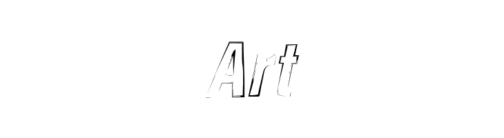 Newside FP Outline Italic  Free Fonts Download