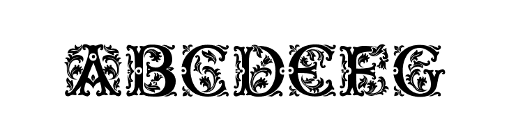 Beauty Initials  Free Fonts Download