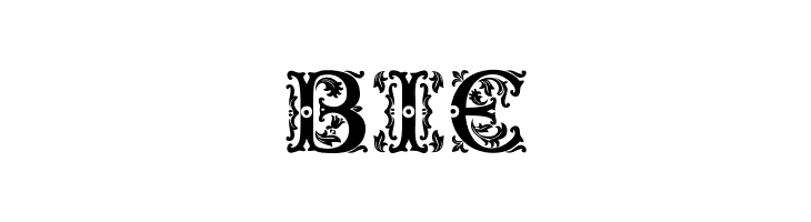 Beauty Initials  Free Fonts Download