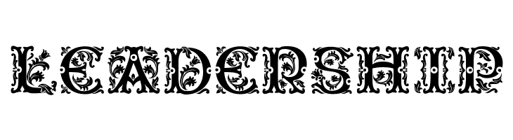 Beauty Initials  Free Fonts Download