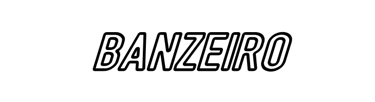 DIN Rundschrift Breit KonturKursiv  Free Fonts Download