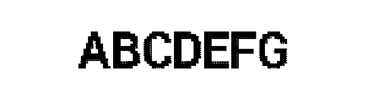 Parametric Glitch Bold  Free Fonts Download