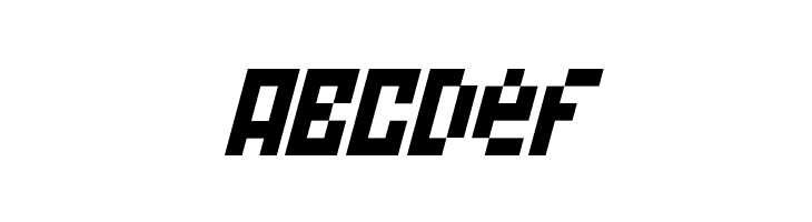 A 15-bit  Free Fonts Download