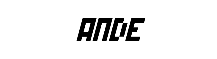 A 15-bit  Free Fonts Download