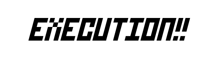 A 15-bit  Free Fonts Download