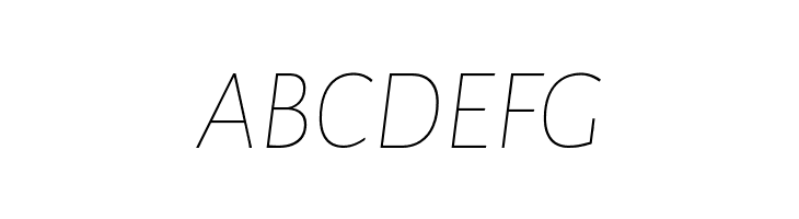 Alegreya Sans SC Thin Italic  Free Fonts Download