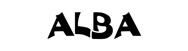 ALBA Excalibur Logotype Normal Font