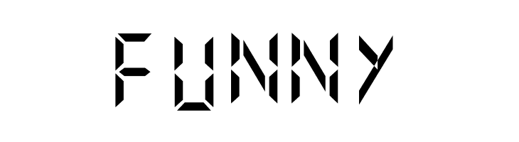 Digital Numbers  Free Fonts Download