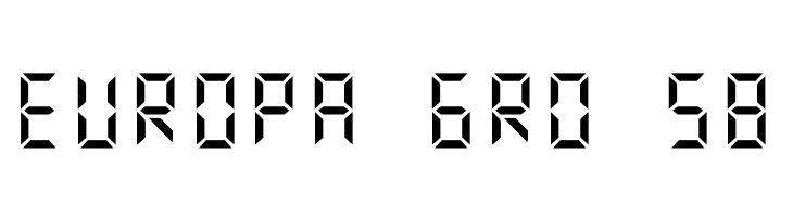 Digital Numbers  Free Fonts Download