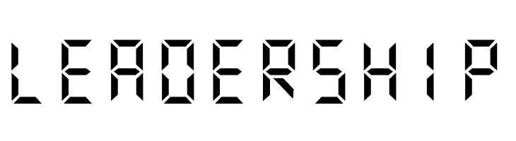 Digital Numbers  Free Fonts Download