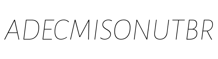 Alegreya Sans Thin Italic  Free Fonts Download