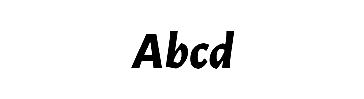 Alegreya Sans ExtraBold Italic  Free Fonts Download