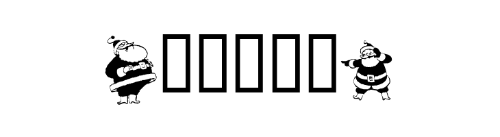 KR Eight Santas  Free Fonts Download